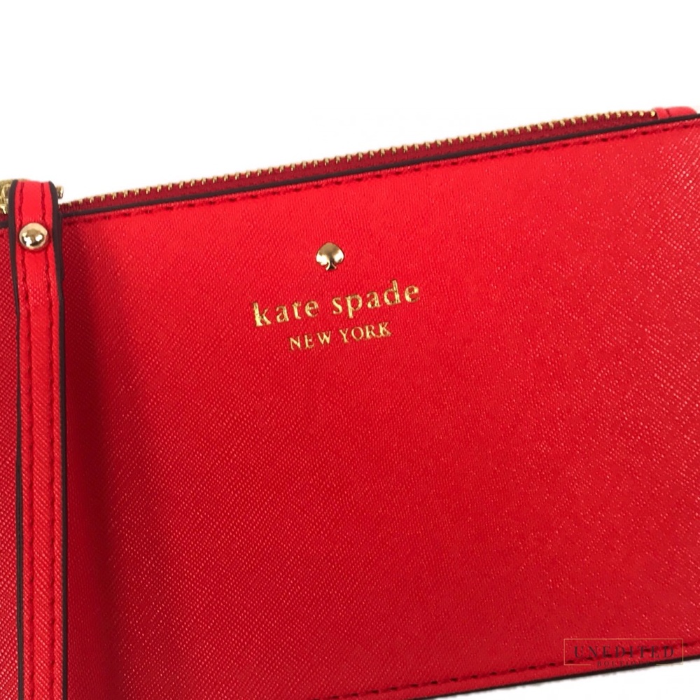 NWT - Kate Spade Bright Red Wristlet - Picture 2 of 7